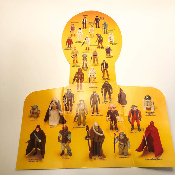 C-3PO Action Figure Carrying Case Paper Insert ROTJ