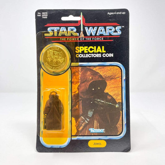 Vintage Kenner Star Wars Toy Jawa POTF 92-back  - Mint on Card