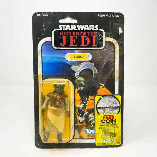 Vintage Kenner Star Wars Toy Klaatu ROTJ 65B-back  - Mint on Card