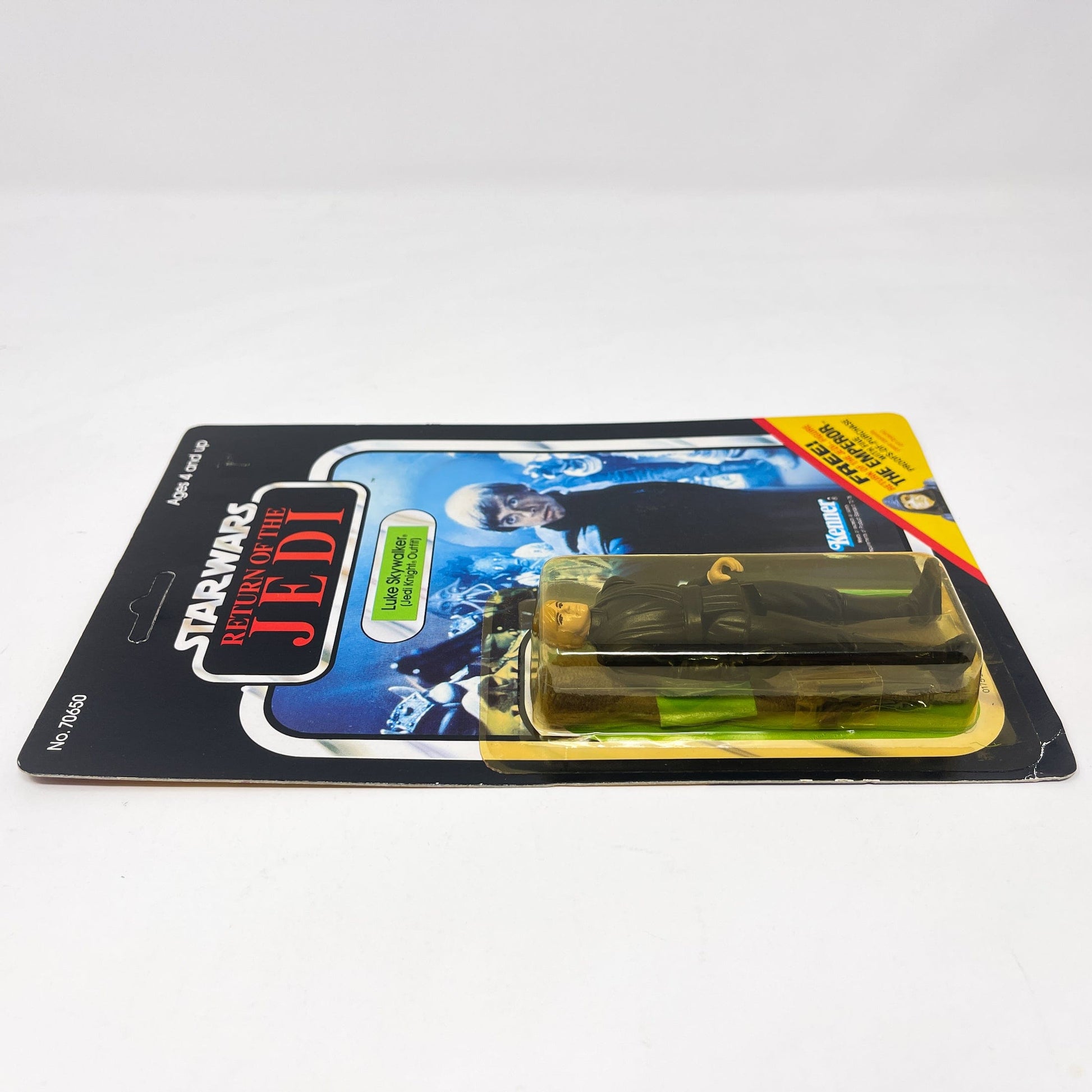 Vintage Kenner Star Wars Toy Luke Jedi 65C Back - Mint on Card