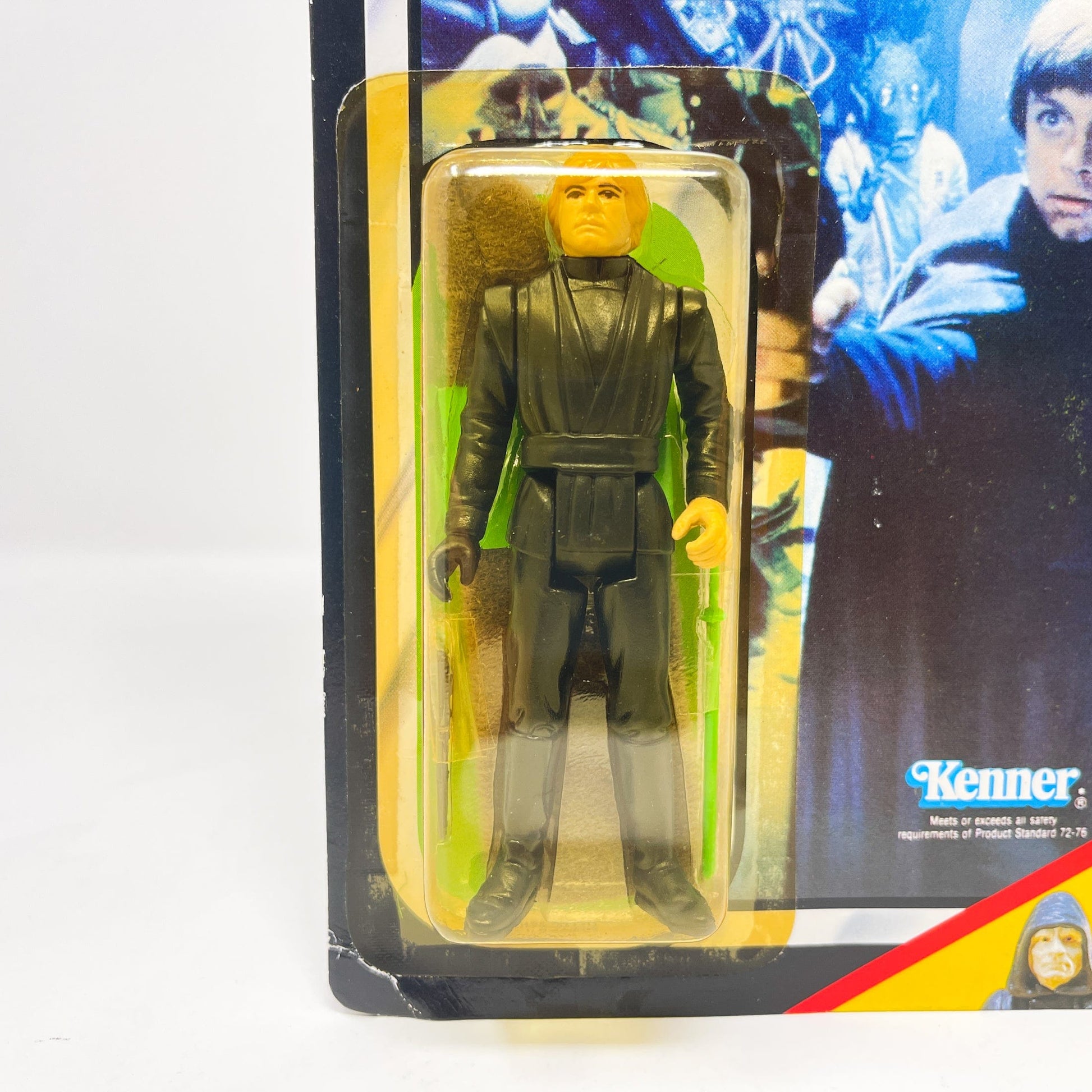Vintage Kenner Star Wars Toy Luke Jedi 65C Back - Mint on Card