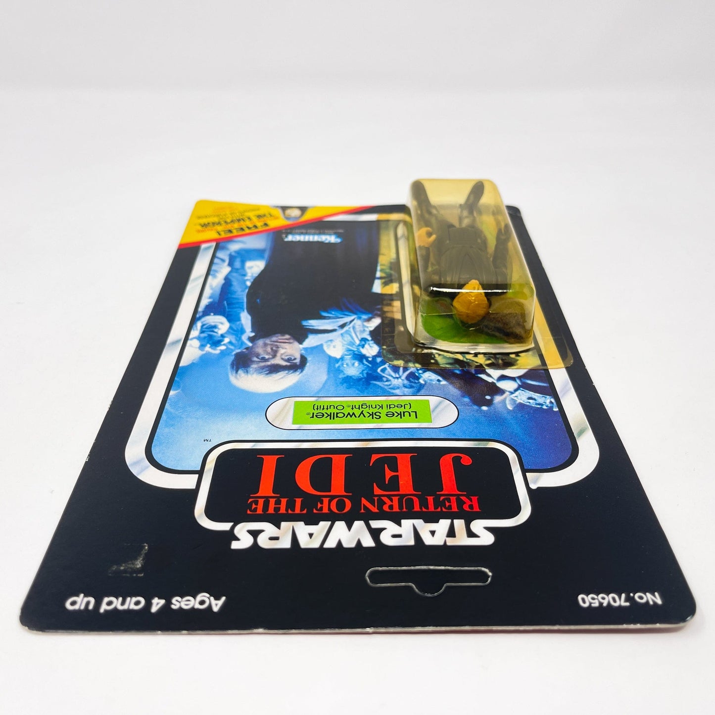 Vintage Kenner Star Wars Toy Luke Jedi 65C Back - Mint on Card