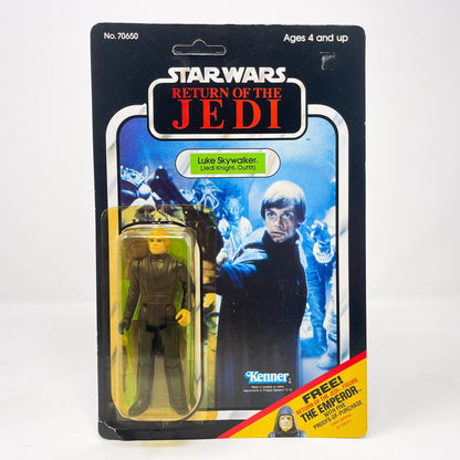 Vintage Kenner Star Wars Toy Luke Jedi 65C Back - Mint on Card