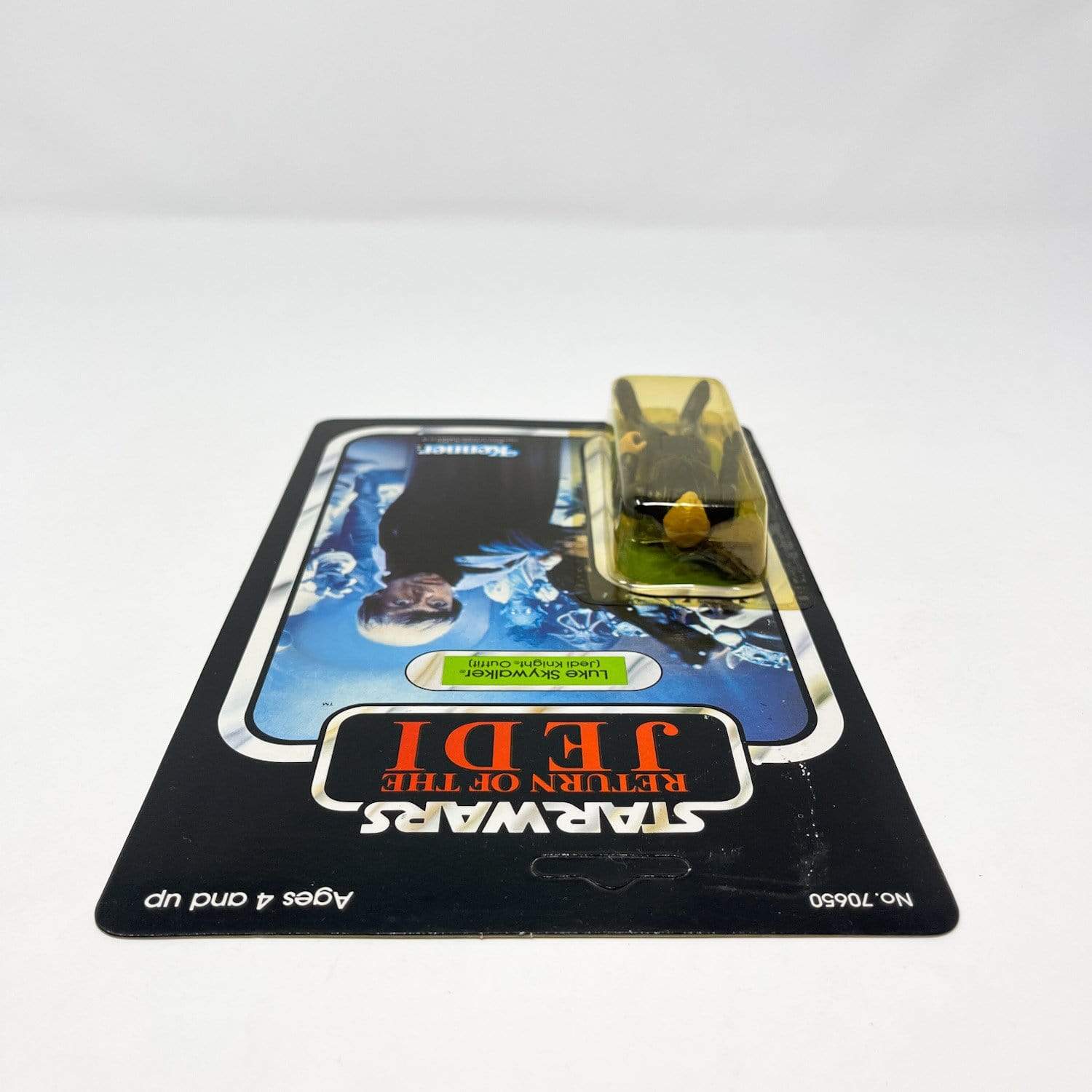 Vintage Kenner Star Wars Toy Luke Skywalker Jedi Knight 79A-back  - Mint on Card