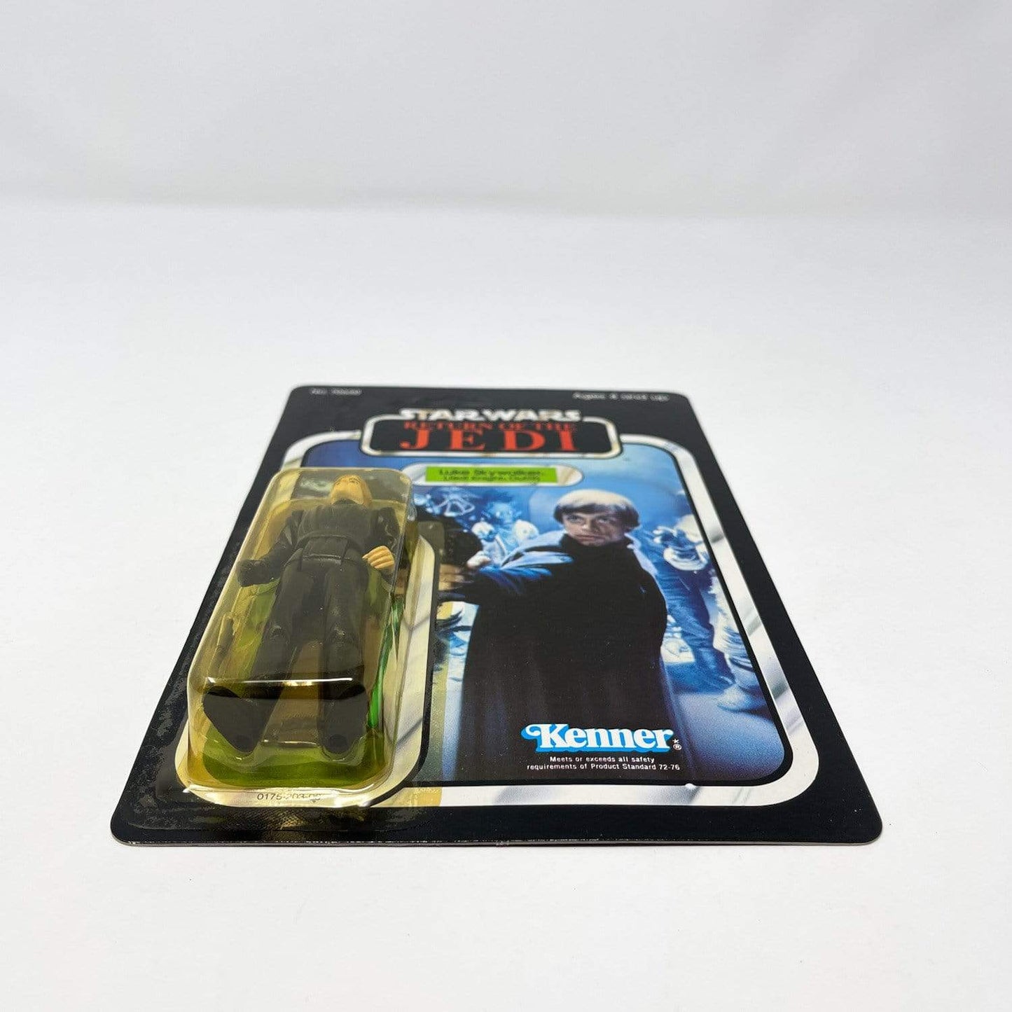 Vintage Kenner Star Wars Toy Luke Skywalker Jedi Knight 79A-back  - Mint on Card