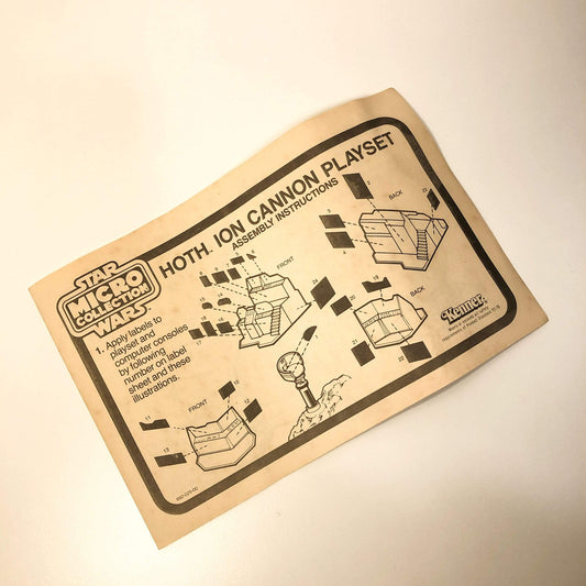Micro Collection Hoth Ion Cannon Playset Instructions - C5