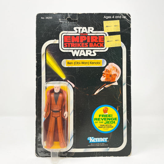 Vintage Kenner Star Wars Toy Obi Wan Kenobi ESB 48C Back - Mint on Card