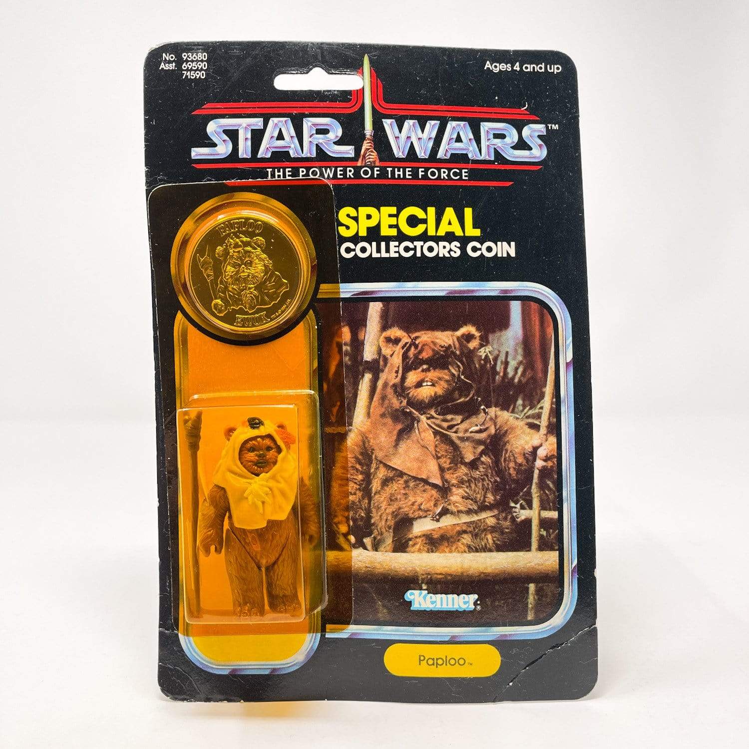 Vintage Kenner Star Wars Toy Paploo POTF 92-back  - Mint on Card