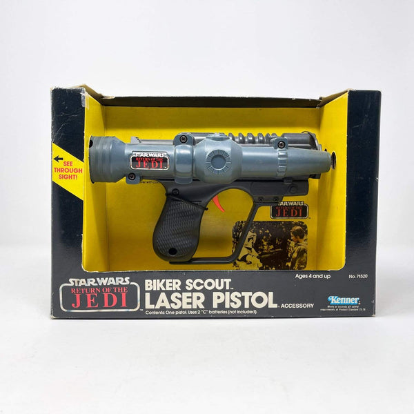 スターウォーズ ROTJ Kenner ルーク レーザーピストル 外箱のみ Biker Scout Laser Pistol - Mint in ROTJ Box Complete Vintage Star