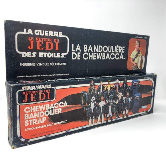 Vintage Star Wars 1983 Chewbacca Bandolier Strap With Storage Cases (Pg59D)