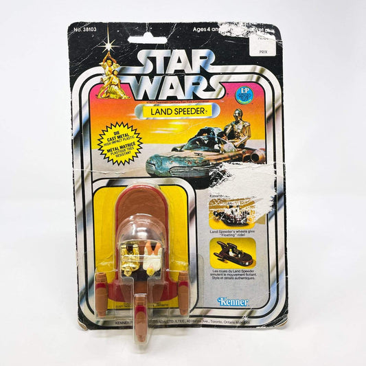 Vintage Kenner Star Wars Vehicle Die Cast Landspeeder - Mint on Canadian 12-back Card
