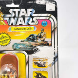 Vintage Kenner Star Wars Vehicle Die Cast Landspeeder - Mint on Canadian 12-back Card