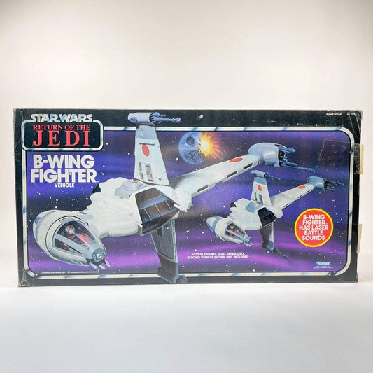 Vintage Kenner Star Wars Vehicle ROTJ B-Wing - Complete in Box w/ Unused Stickers