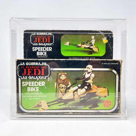 Vintage Kenner Star Wars Vehicle ROTJ Speeder Bike - Lily Ledi in Box