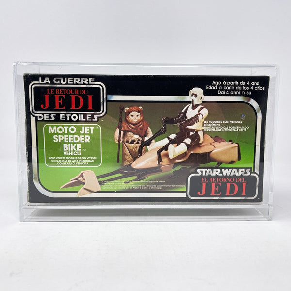 1983 Kenner スターウォーズ ROTJ スピーダーバイク 空箱 説明書 vintage-star-wars-kenner-