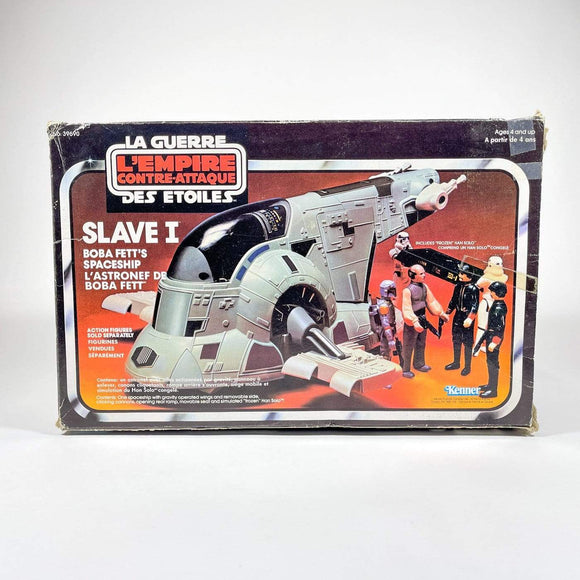Vintage Kenner Star Wars Vehicle Slave I - Mint in Canadian ESB Box
