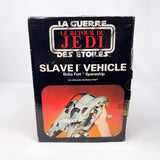 Vintage Kenner Star Wars Vehicle Slave I - Mint in Palitoy ROTJ Box
