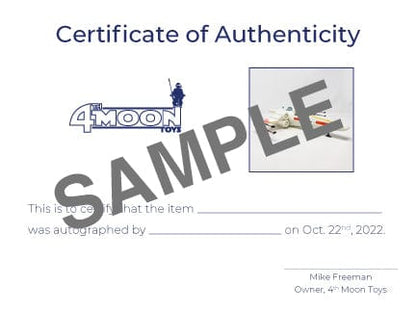 Vintage Kenner Star Wars Vehicle Swearingen Autographed 12" Boba Fett