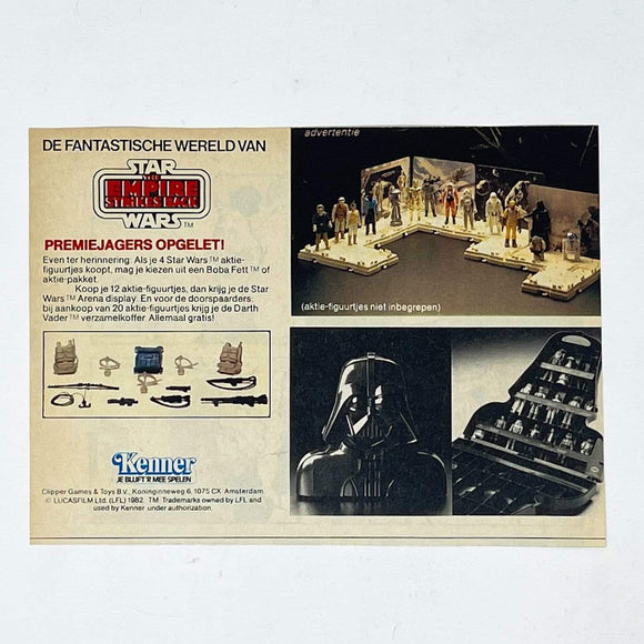 Vintage Meccano Star Wars Ads Clipper Display Arena Print Ad - Belgium (1981)
