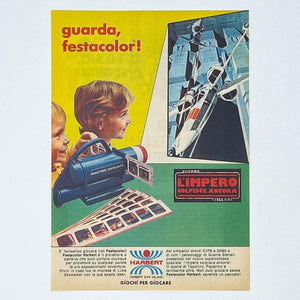 Vintage Meccano Star Wars Ads Harbert Festacolor Print Ad - Italy (1977)