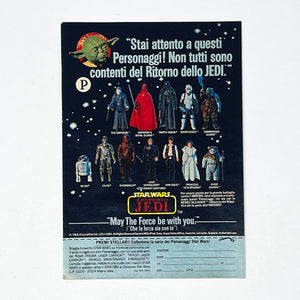 Vintage Meccano Star Wars Ads Harbert ROTJ New Figures Print Ad - Italy (1983)