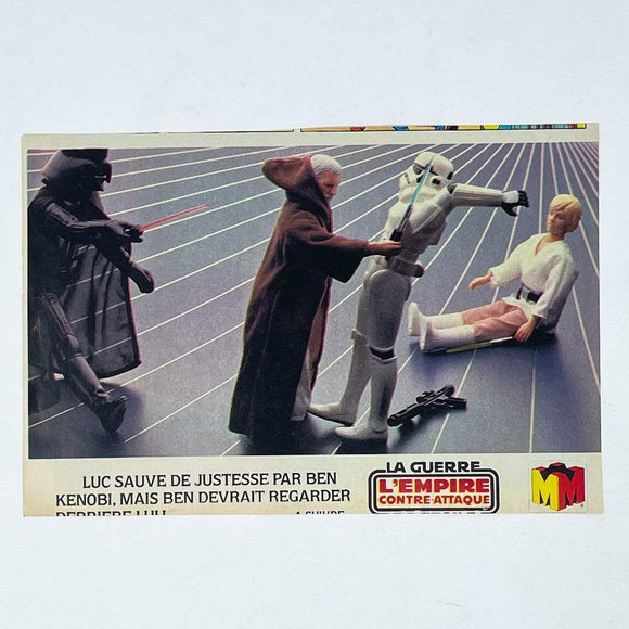 Vintage Meccano Star Wars Ads Meccano ESB Story Print Ad - Ben vs Stormy - France (1980)