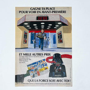 Vintage Meccano Star Wars Ads Meccano ROTJ Movie Promo Print Ad - France (1983)
