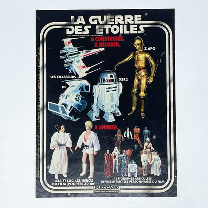 Vintage Meccano Star Wars Ads Meccano Star Wars Models & Figures Print Ad - France (1978)