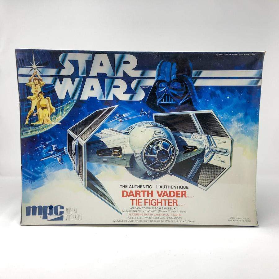 Vintage MPC Star Wars Vehicle Darth Vader TIE Fighter Model Kit SEALED in Canadian Box
