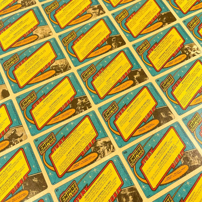 Vintage O-Pee-Chee Star Wars Trading Cards O-Pee-Chee Empire Strikes Back Series 1 - Uncut Sheet