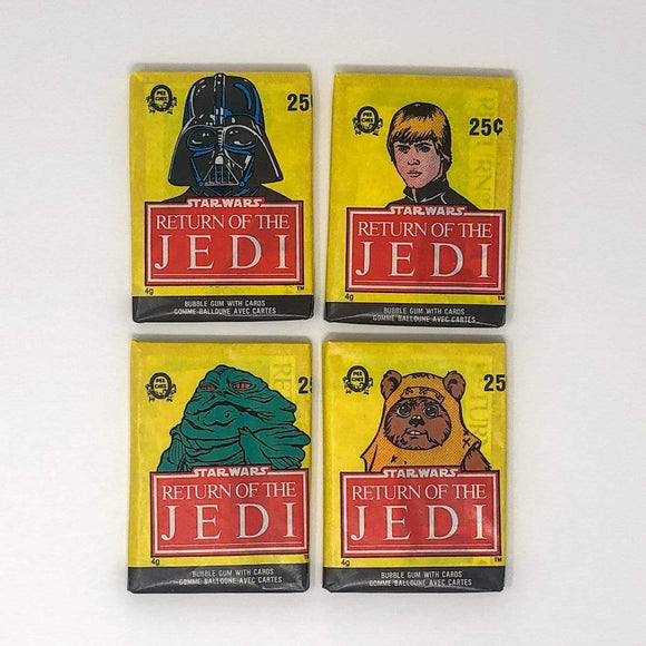 Vintage O-Pee-Chee Star Wars Trading Cards OPC Return of the Jedi - Single Sealed Wax Pack