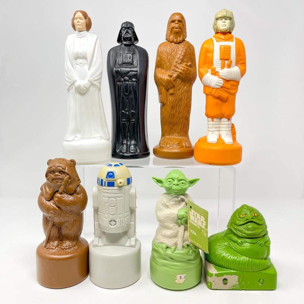 Vintage Omni Cosmetics Star Wars Non-Toy Omni Shampoo & Bubble Bath Bottles (1981)