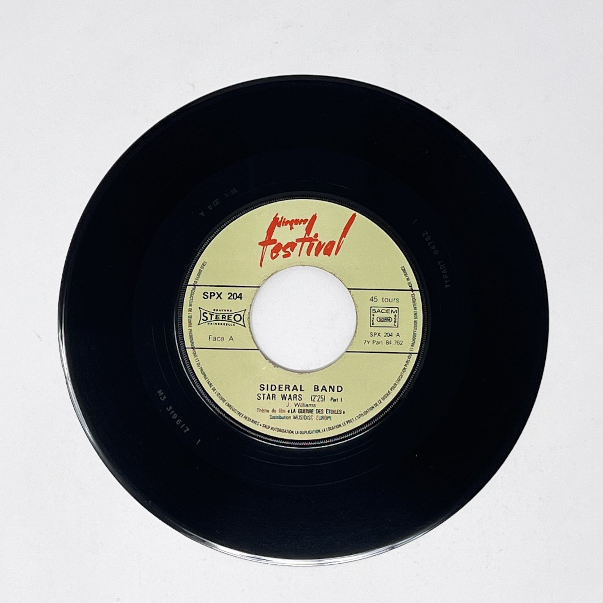 Vintage Other Star Wars Vinyl Star Wars Main Theme 7" Record - France (1978)