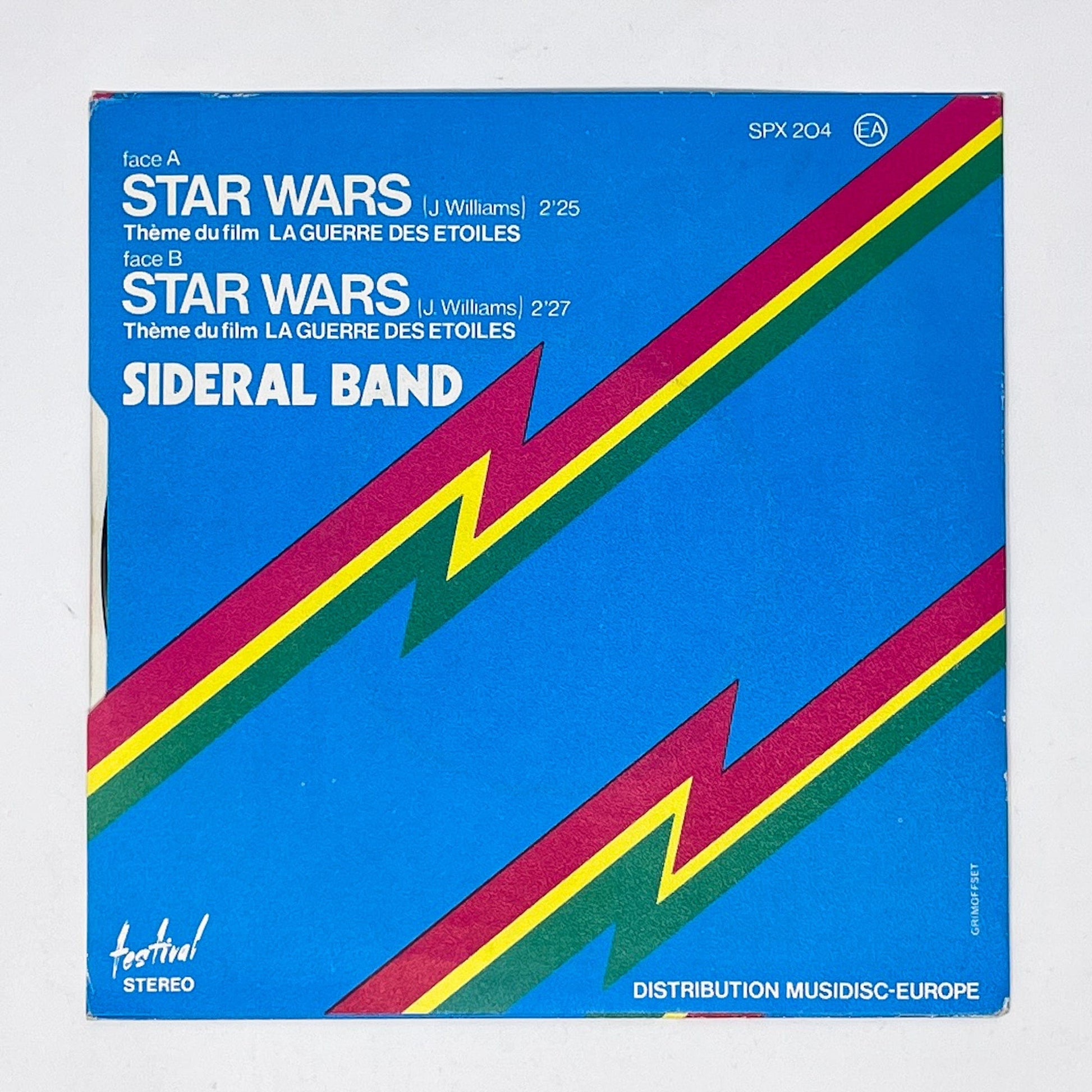 Vintage Other Star Wars Vinyl Star Wars Main Theme 7" Record - France (1978)