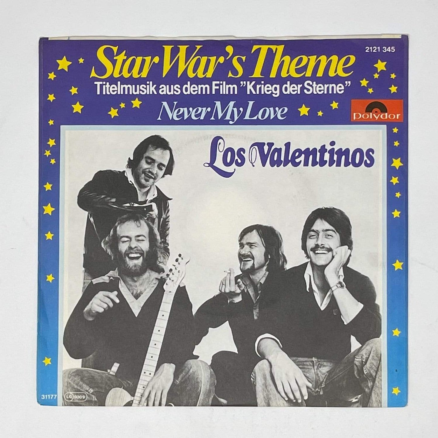 Vintage Polydor Star Wars Non-Toy Star Wars Theme Los Valentinos 7" Record - Germany (1986)