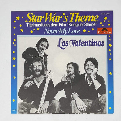 Vintage Polydor Star Wars Non-Toy Star Wars Theme Los Valentinos 7" Record - Germany (1986)