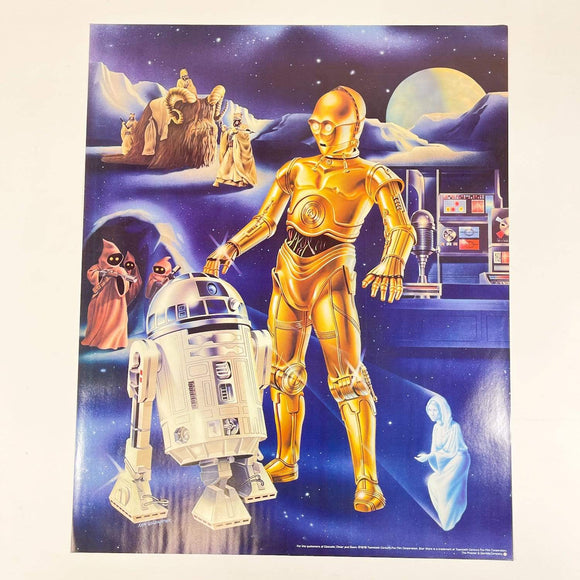 Vintage Proctor & Gamble Star Wars Ads R2-D2 & C-3PO - Overstock Dawn Promotional Poster (1978)