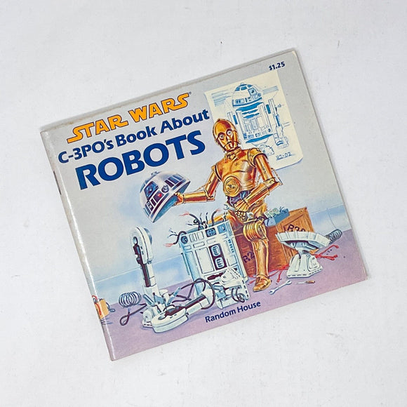 Vintage Random House Star Wars Non-Toy C-3PO's Book About Robots Story Book (1983)