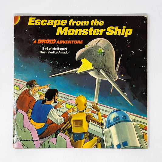 Vintage Random House Star Wars Non-Toy Escape From The Monster Ship - DROIDS Books (1986)