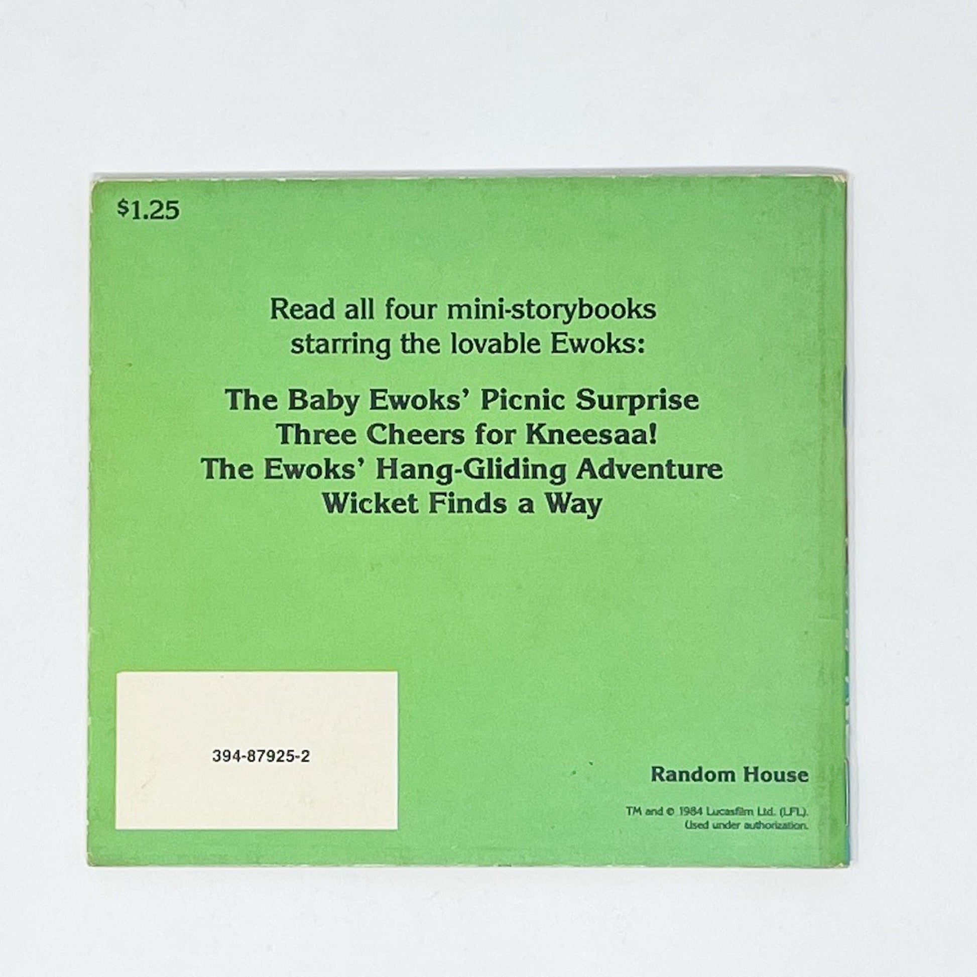 Vintage Random House Star Wars Non-Toy Three Cheers for Kneesa Book (1984)