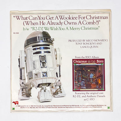 Vintage RSO Star Wars Vinyl What Can You Get a Wookiee For Christmas? 7" Record - USA (1980)