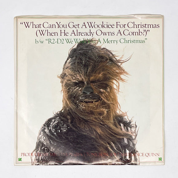 Vintage RSO Star Wars Vinyl What Can You Get a Wookiee For Christmas? 7