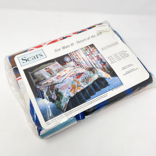 Vintage Sears Star Wars Non-Toy Return of The Jedi Flat Sheet & Pillow Cases- Sears Canada Sealed