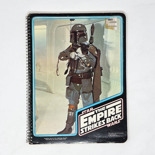 Vintage Stuart Hall Star Wars Non-Toy Boba Fett ESB Spiral Notebook - Unused