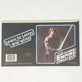 Vintage Stuart Hall Star Wars Non-Toy Luke Dagobah ESB Learn to Letter Notebook - Unused