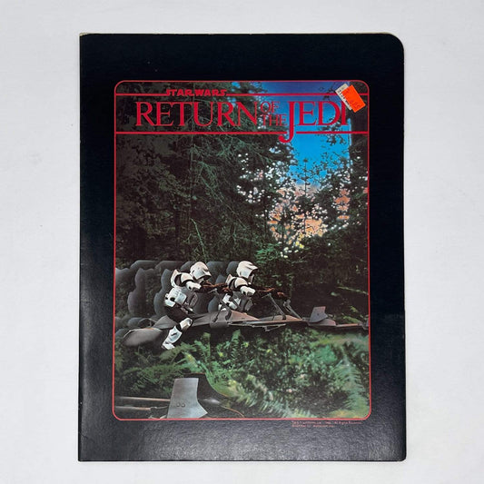 Vintage Stuart Hall Star Wars Non-Toy ROTJ Biker Scout School Portfolio (1983)