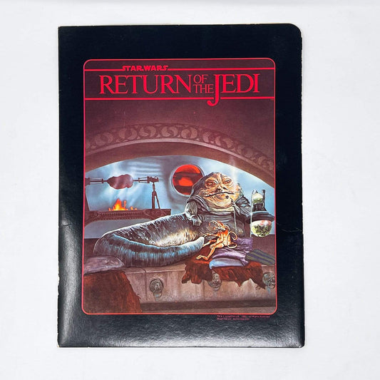 Vintage Stuart Hall Star Wars Non-Toy ROTJ Jabba School Portfolio (1983)