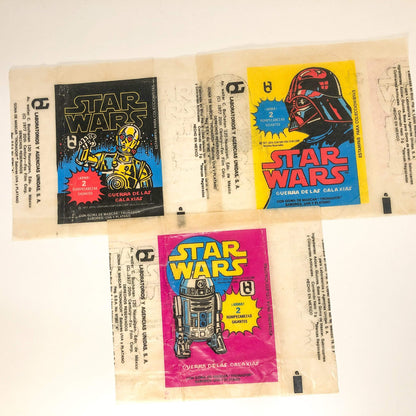 Mexican Guerra De Las Galaxias Star Wars Wax Packs