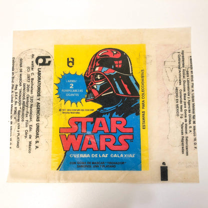 Mexican Guerra De Las Galaxias Star Wars Wax Packs