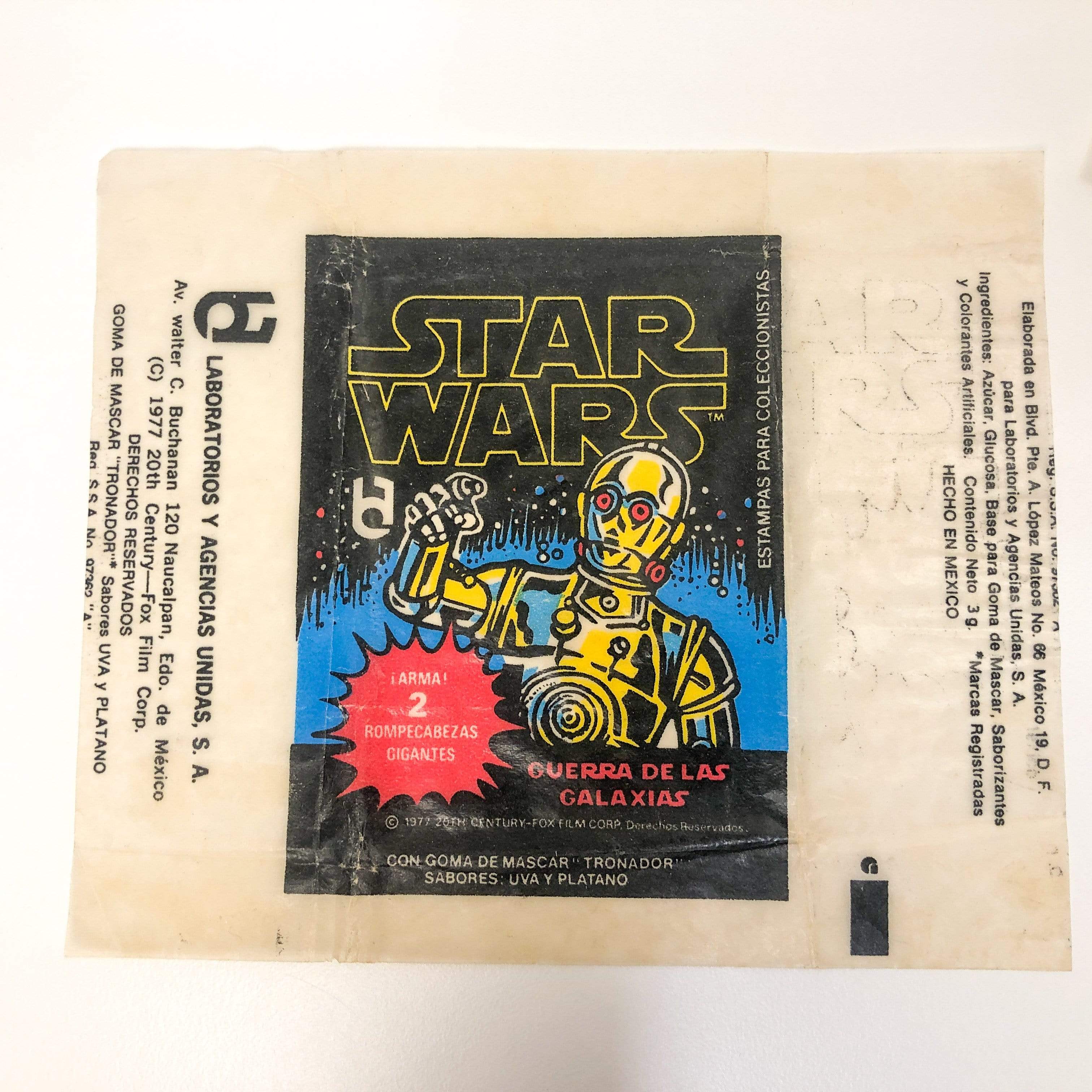 Mexican Guerra De Las Galaxias Star Wars Wax Packs – 4th Moon Toys
